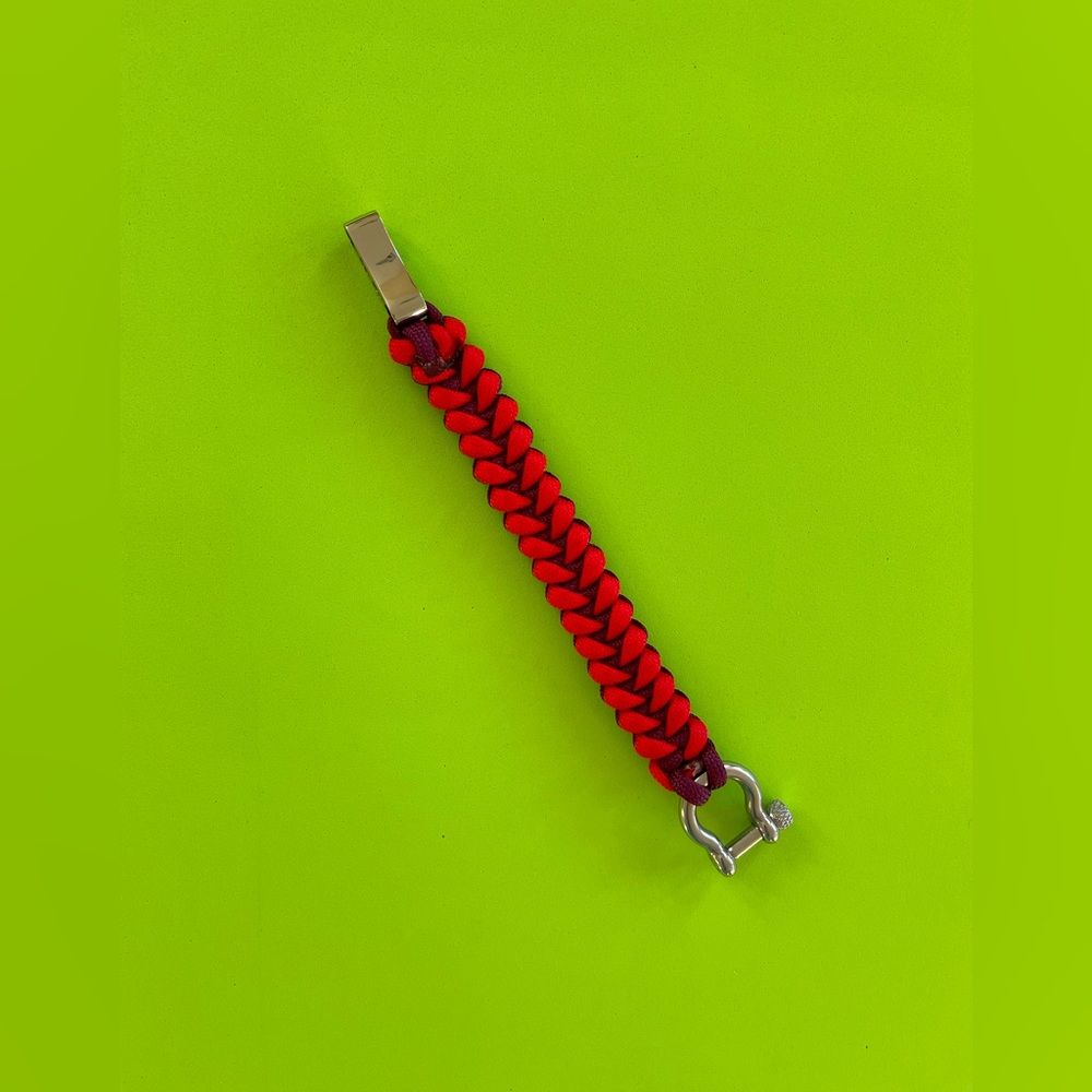 Paracord Bracelet Backpack Hiking Camping Outdoors Survival Boy Scouts